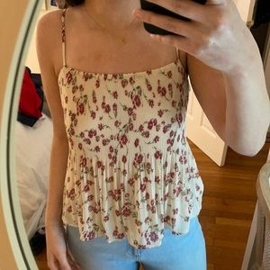 Floral tank blouse